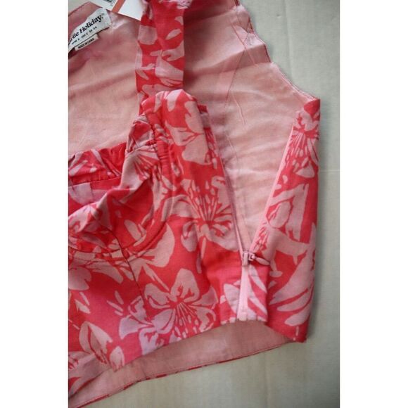 Charlie Holiday ASW7002 Women Sz XS Hibiscus Pink Madonna Underwire Crop Top - Picture 7 of 11